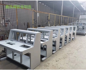 顯示屏操作臺(tái)烤漆